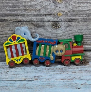 Vintage Burwood Productions Wandbehang Zirkus Zug Zoo Tiere Kinderzimmer Deko - Bild 1 von 9