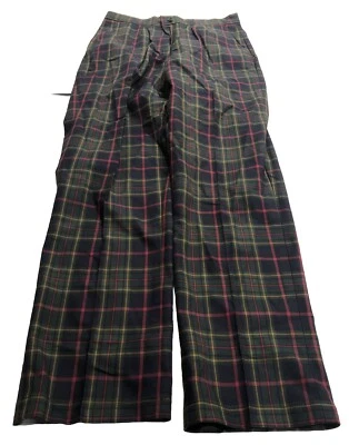 Harry Potter Women's Green Plaid Pants 8x32 - Image 1 of 2