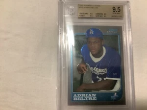 1997 Bowman Chrome Adrian Beltre Rookie BGS 9.5 Los Angeles Dodgers true gem - Bild 1 von 2