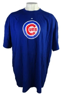 Chicago Cubs MLB Majestic Men's Big & Tall T-Shirt - Picture 1 of 6