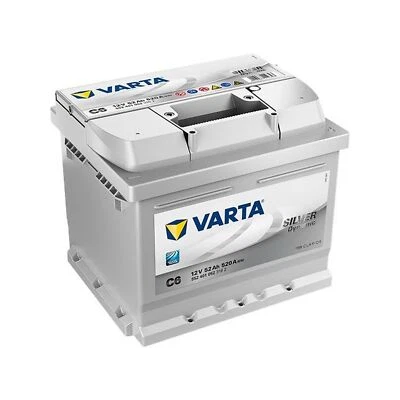 Battery For VW Derby 86 1.1 Varta Silver Dynamic 12V 52Ah 520CCA Type 063 - Image 1 of 4