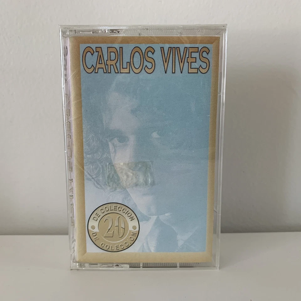 Carlos Vives Cassette 20 De Coleccion 1994 Sony Vallenato Cumbia Rare New - Image 1 of 3