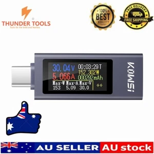 Probador de carga para teléfono celular Thunder Tools tipo C voltímetro de corriente continua PD - Imagen 1 de 11