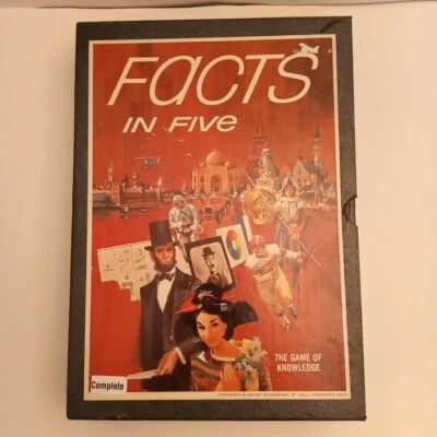 3M Bookshelf 1967 Facts in Five Game COMPLETE - Image 1 of 4