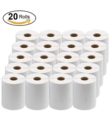 20 Rolls 4" x 6" Zebra 2844 Eltron ZP450 Direct Thermal Shipping Labels 250/roll - Image 1 of 4