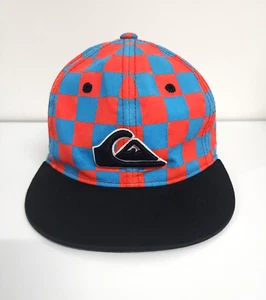Quiksilver - Flex-Fit Kids XS Fitted Unisex Cap - VGC - Yupoong - Check - Picture 1 of 8