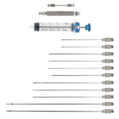 Juego de cánulas de liposucción instrumentos de transferencia de grasa - Kit de 12 piezas Foto 1 de 3