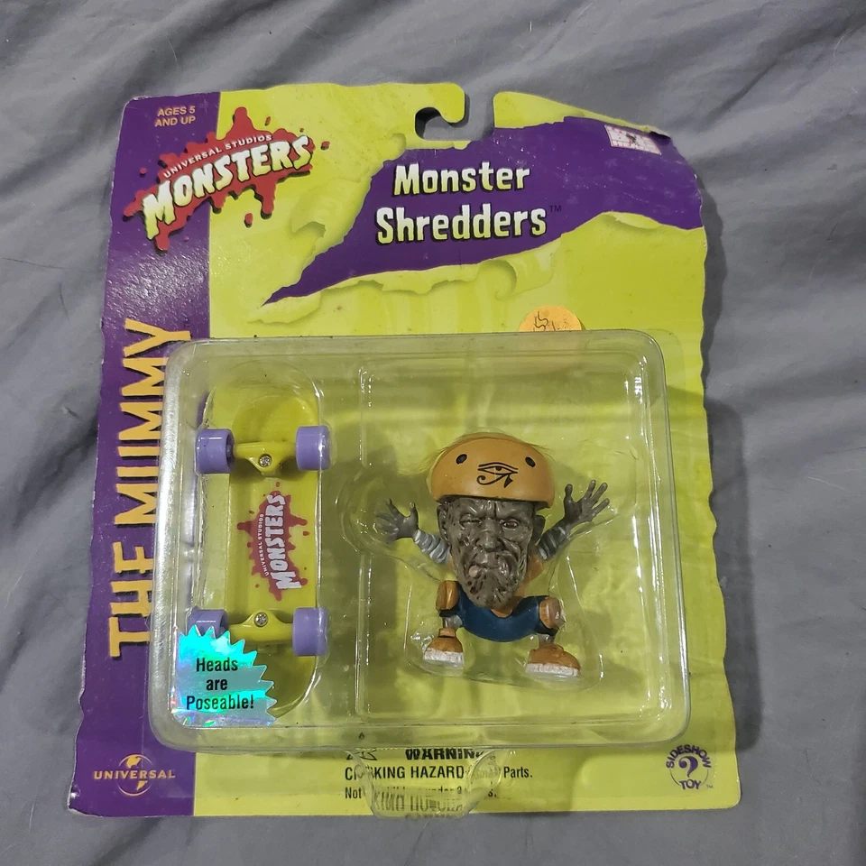 Monster Shredders The Mummy Little Big Heads 1999 de colección Foto 1 de 1