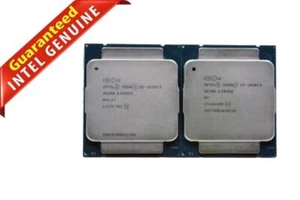 Lot of 2 Intel Xeon E5-2630 V3 CPU Processor 8 Core 2.40GHZ 20MB L3 Cache SR206 - Picture 1 of 3