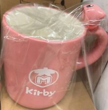 Kirby Super Star Nokkari Ceramic Mug Cup With Mascot Pink New Japan