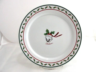 Hallmark The Polar Express Christmas Plate Believe Sleigh Bell Cookies Santa - Image 1 of 4