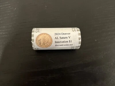 2024 D Denver Alabama AL Innovation Dollar $25 Roll - Image 1 of 2