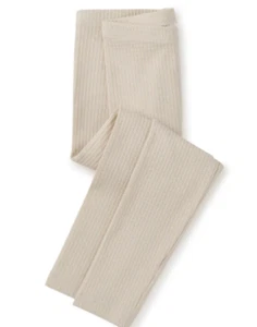 TEA COLLECTION  Pointelle Leggings - Birch - NWT Girls 12 - Picture 1 of 1