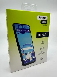 New/Sealed - Straight Talk HMD Vibe, 64GB, Black - Prepaid Smartphone [Locked] - Picture 1 of 4