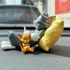 Sleeping Tom und Jerry Figur Figur Kuchen Auto Ornament Spielzeug Puppe Set mit~ - Bild 1 von 5