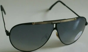 NUEVO CON ETIQUETAS True Vintage años 90 marco de aviador con espejo de humo con logotipo ""deportivo"" gafas de sol - Imagen 1 de 7