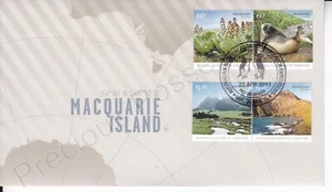 AUSTRALIAN ANTARCTIC TERRITORY AAT FDC 2010 MACQUARIE ISLAND SET MACQUARIE PMK - Picture 1 of 1