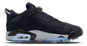 Nike Air Jordan 6 Retro NRG Mens 4 Womens 5.5 Chrome Black University Blue Grey - Picture 1 of 6