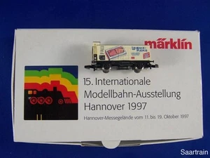 Märklin modelo especial vagón de feria G10 base 8661 Leibnitz galleta 1997 Hannover embalaje original - Imagen 1 de 1
