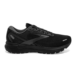 BROOKS WOMEN'S GHOST 14 NEUTRAL RUNNING SHOES BLACK BLACK EBONY 5.5 D WIDE - Picture 1 of 5