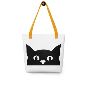 Cat Peekaboo Tote bag - Picture 1 of 7