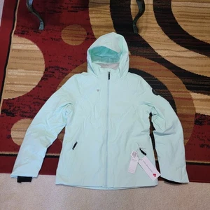 New Teen XL 18 Slim Obermeyer Rylee Jacket Winter Mint Waterproof 31097 24079 - Picture 1 of 13