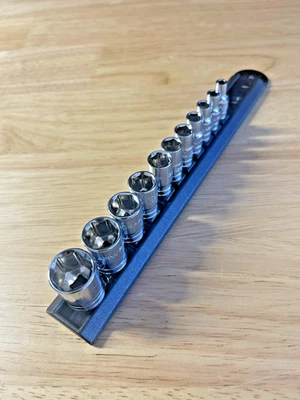 Gearwrench 1/4” SAE 11pc. Shallow Sockets 80303 w/ Bonus 5/32" w/ Rail Brand New - Image 1 of 4