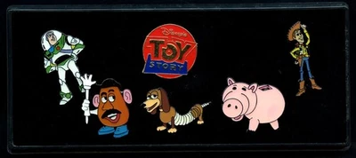 Reino Unido Disney European Toy Story Buzz Woody Slinky Mr. Conjunto de 6 pinos de martelo cabeça de batata - Imagem 1 de 2