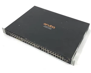 HPE Aruba 2930F 48 Port PoE+ 4x10 GbE SFP Ports JL558A w/ Brackets - Afbeelding 1 van 11
