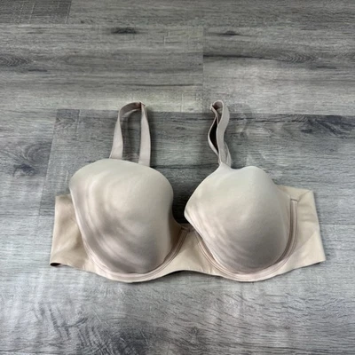 Sujetador Aerie Smoothez Cobertura Completa Ligeramente Forrado 38C Arenas Con Aros Suave Foto 1 de 4