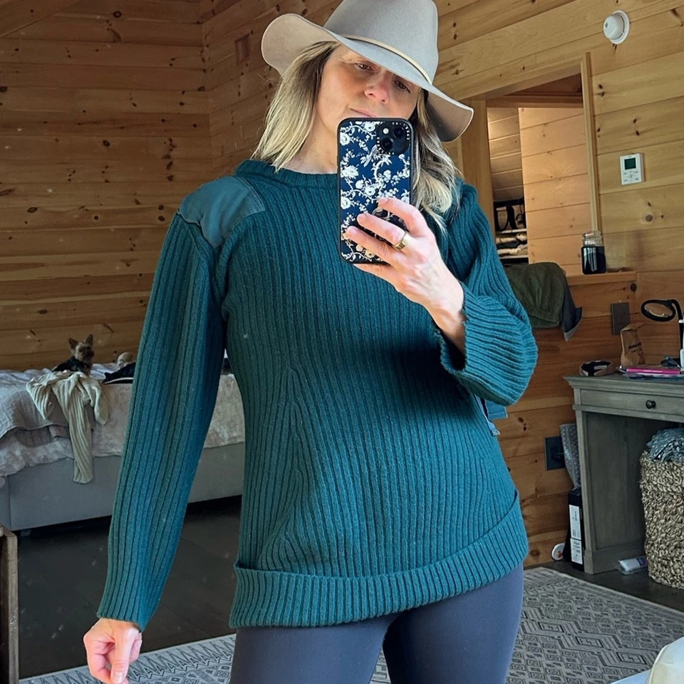 Suéter militar Nina Ricci 100 % lana Foto 1 de 4