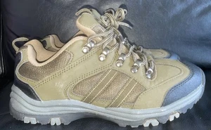 ZAPATOS PARA CAMINAR DAMAS TALLA 5 CAQUI COMERCIANTES DE ALGODÓN CIERRE CON CORDONES DESGASTE MÍNIMO - Imagen 1 de 11