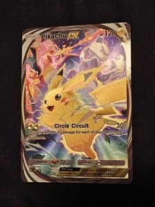Pokemon TCG Pocket Pikachu EX Deluxe Pack Custom Textured Holo Fanart Karte - Bild 1 von 5
