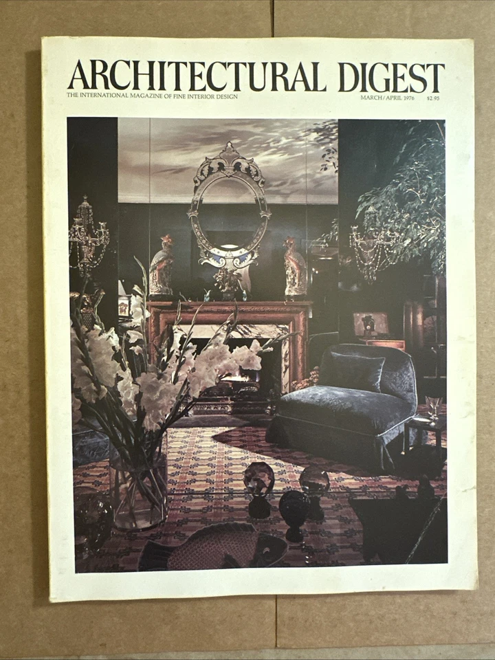 Architectural Digest Magazine March/April 1976 - Image 1 of 4