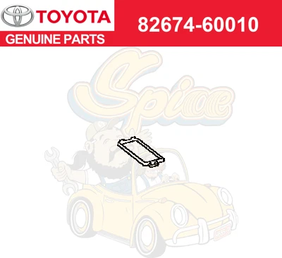 Cubierta de bloque de conexiones genuina Toyota Land Cruiser Lexus LX470 82674-60010 Foto 1 de 1