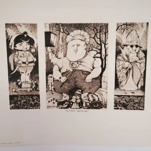 CHARLES BRAGG - "SUPER NOTHING" Print approx. 16" x  14.5" - Picture 1 of 4