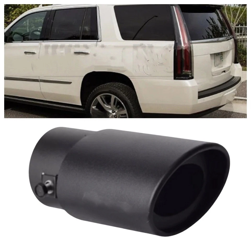 Exhaust Pipe Tail Muffler Tip Stainless Steel Adjustable For Cadillac Escalade Foto 1 de 4