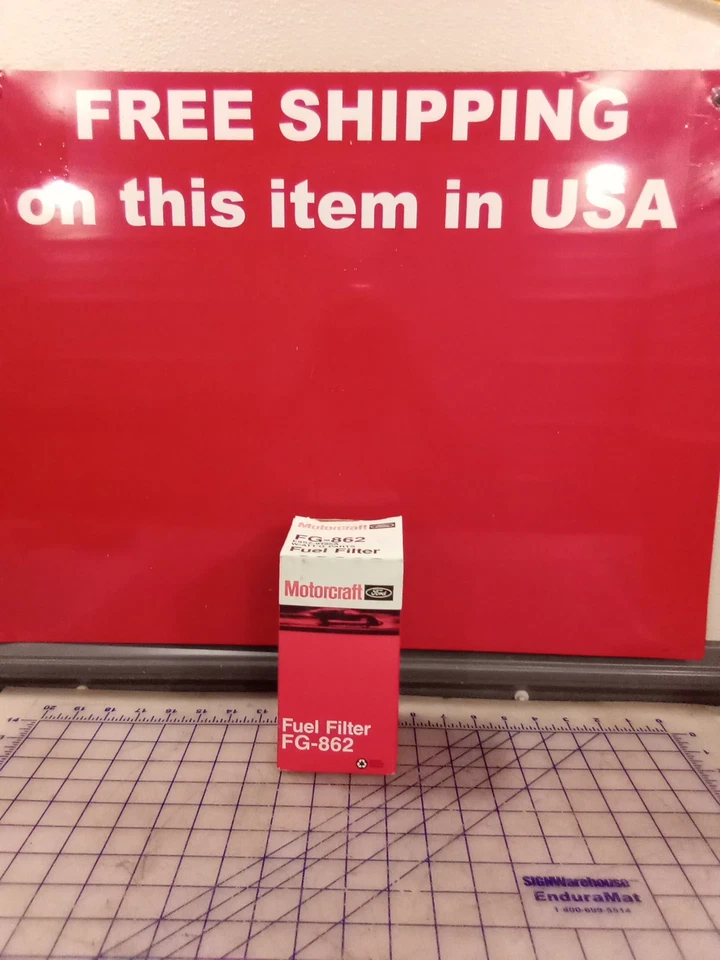 Filtro de combustible Ford Motorcraft FG-862 con clips, nuevo en caja OEM, envío gratuito Foto 1 de 4