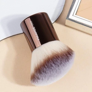 Maange Mini Short Blush Makeup Brush Angled Foundation Brush for Liquid Cream Po - Picture 1 of 26