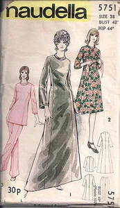 Vintage Dress & Pants Sewing Pattern Mau5751 Size 38 - Picture 1 of 1