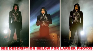 FOTOS MICHAEL JACKSON DRAGÓN PLATEADO EN EL ESCENARIO 3xRARAS 8x10 - Imagen 1 de 1