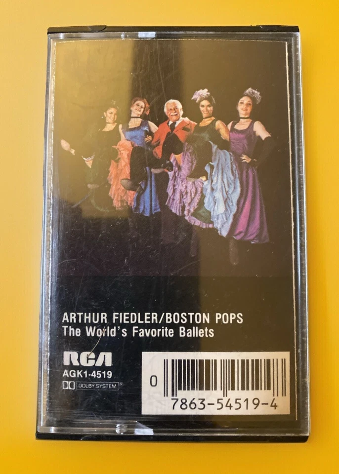 ARTHUR FIEDLER & BOSTON POPS: THE WORLDS FAVORITE BALLET CASSETTE TAPE, RCA GOLD - Image 1 of 1