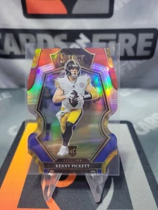 2022 Select Kenny Pickett Red White Blue Prizm Premier Level Die-Cut RC #182 - Picture 1 of 2