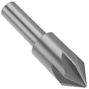 3/8" Solid Carbide 6Fl Chatterless Countersink - 90° - USA - Picture 1 of 1