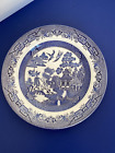 Churchill "blue Willow"-10 1/4" Dinner Plate-made In Staffordshire England New!