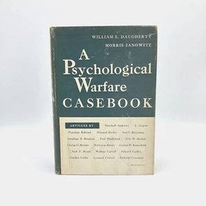 Ein Aktenbuch zur psychologischen Kriegsführung. Tochter, Janowitz. John Hopkins, 1960 - Bild 1 von 5