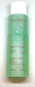 CLARINS PARIS TONING LOTION 200ml 6.8oz with IRIS ALCOHOL-FREE NEW SEALED - Picture 1 of 9