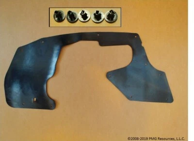 Passenger's R Side Splash Seal W/Clips for 1995-2004 Toyota Tacoma Liner Seal H - Image 1 of 3