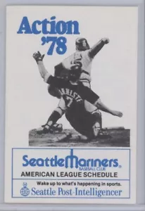 1978 Seattle Mariners Pocket Schedule - Picture 1 of 2