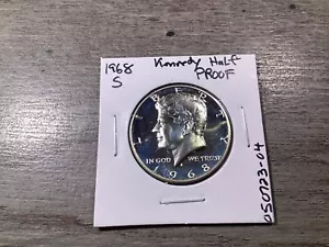 1968-S-Kennedy Half Dollar-PROOF Silver San Francisco Minted Coin 050723-04 - Picture 1 of 4